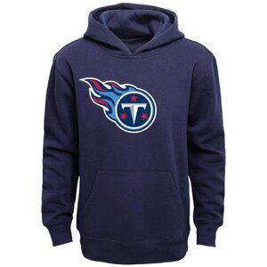 Kids Tennessee Titans Pullover Hoodie M Navy NFL Football Fan Gear